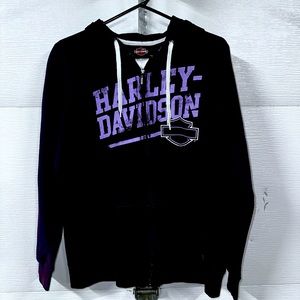 Women’s xl Harley Davidson full zip hoodie